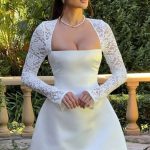 Sadie Mini Dress - Ivory - Image 9