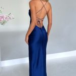 Misha Maxi Dress - Navy - Image 2