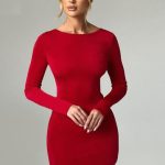 Una Mini Dress - Red - Image 2