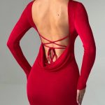 Una Mini Dress - Red - Image 6