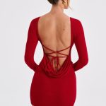 Una Mini Dress - Red - Image 17