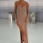Angela Maxi Dress - Mocha - Image 2