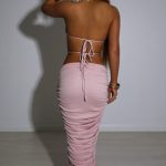 Valencia Maxi Skirt - Baby Pink Sparkle - Image 8