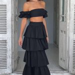 Joy Maxi Skirt - Black - Image 3