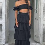 Joy Maxi Skirt - Black - Image 4