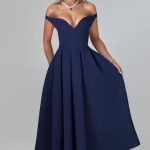 Lanetta Midi Dress - Navy