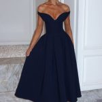 Lanetta Midi Dress - Navy - Image 7