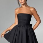 Katrina Mini Dress - Black - Image 4