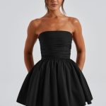 Katrina Mini Dress - Black - Image 5