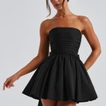 Katrina Mini Dress - Black - Image 10