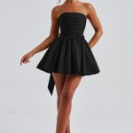 Katrina Mini Dress - Black - Image 12