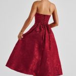 Saoirse Midi Dress - Red - Image 6
