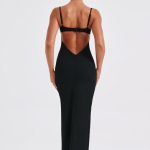 Asteria Maxi Dress - Black - Image 2