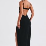 Asteria Maxi Dress - Black - Image 4