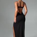 Asteria Maxi Dress - Black - Image 6
