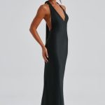 Halo Maxi Dress - Black - Image 5