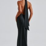 Halo Maxi Dress - Black - Image 6