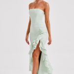 Angelina Maxi Dress - Sage - Image 2