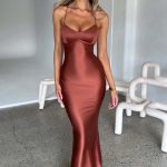 Malika Maxi Dress - Rust