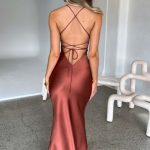 Malika Maxi Dress - Rust - Image 2