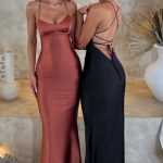 Malika Maxi Dress - Rust - Image 3