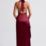 Colette Maxi Dress - Burgundy - Image 8
