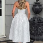 Saoirse Midi Dress - Ivory - Image 2