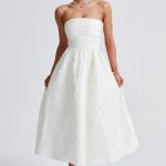 Saoirse Midi Dress - Ivory - Image 6