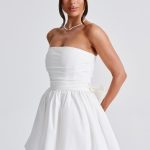 Katrina Mini Dress - Ivory - Image 4