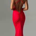Zelda Maxi Dress - Red - Image 2