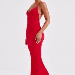 Zelda Maxi Dress - Red - Image 6