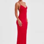 Zelda Maxi Dress - Red - Image 10