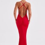 Zelda Maxi Dress - Red - Image 11