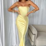 Rheanna Maxi Dress - Lemon - Image 2