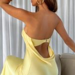 Rheanna Maxi Dress - Lemon - Image 3