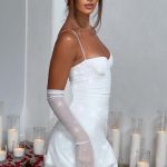 Pixie Mini Dress - Ivory Sparkle - Image 2