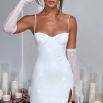 Pixie Mini Dress - Ivory Sparkle - Image 3