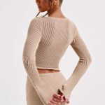 Sabrina Mini Skirt - Beige - Image 3