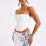 Anissa Mini Skirt - Silver - Image 5