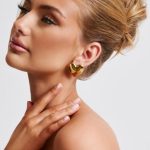Milan Heart Earrings - Gold