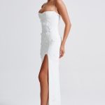 Dalary Maxi Dress - Ivory Lined - Image 5