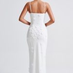 Dalary Maxi Dress - Ivory Lined - Image 6