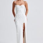 Dalary Maxi Dress - Ivory Lined - Image 9
