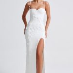 Dalary Maxi Dress - Ivory Lined - Image 10