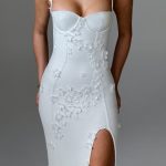 Dalary Maxi Dress - Ivory Lined - Image 14