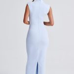 Moira Midi Dress - Blue - Image 2
