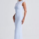 Moira Midi Dress - Blue - Image 3