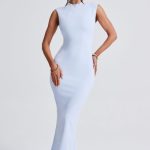 Moira Midi Dress - Blue - Image 4