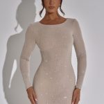 Tennesse Mini Dress - Nude - Image 2