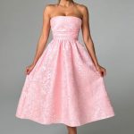 Saoirse Midi Dress - Blush - Image 2
